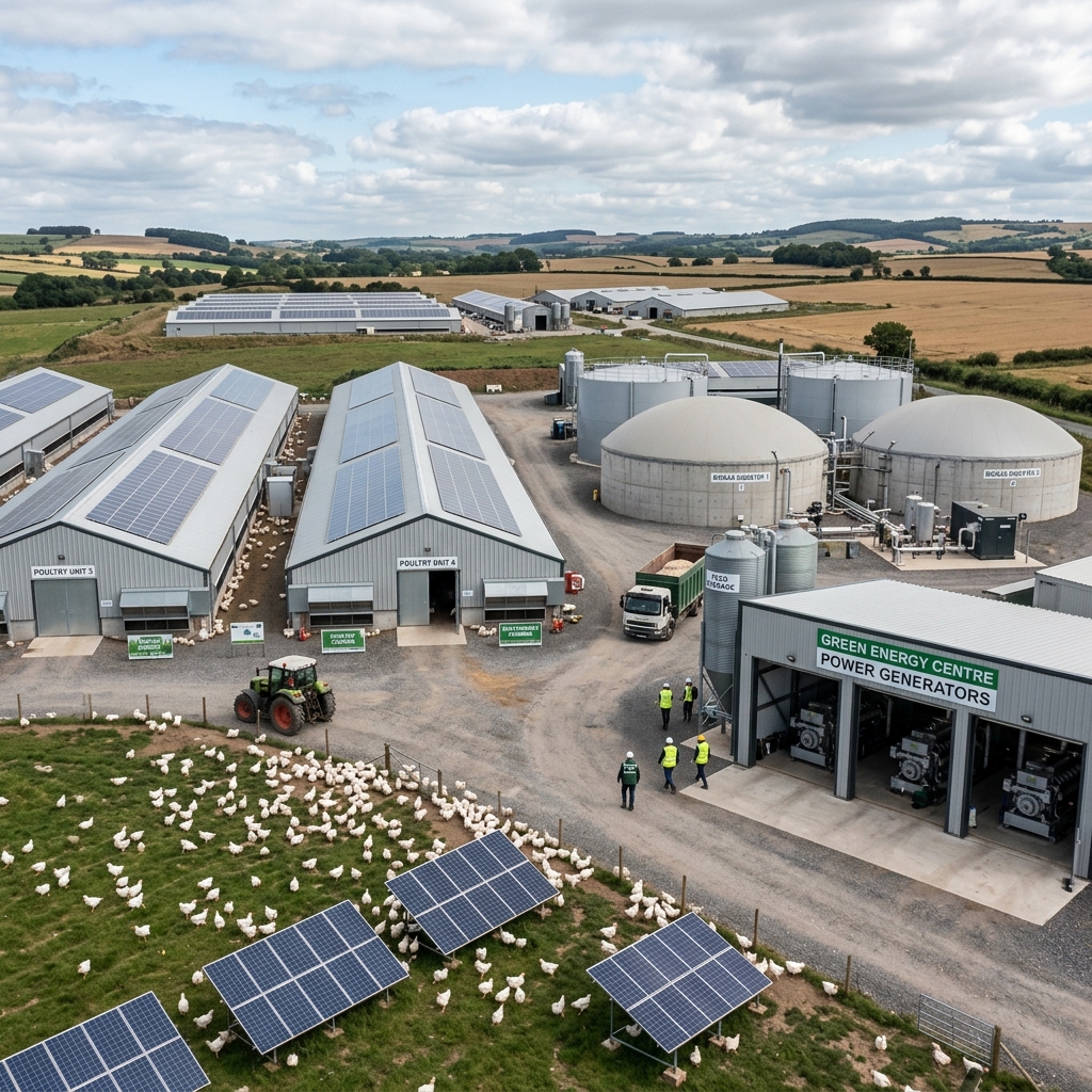 Biogas Plants for Chicken Broiler Farms