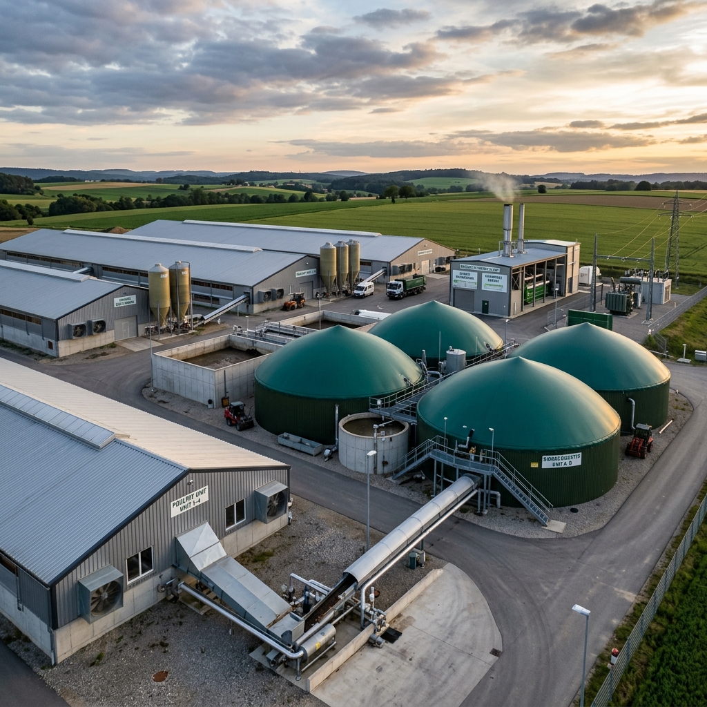 Biogas Plants at Egg Poultry Farms