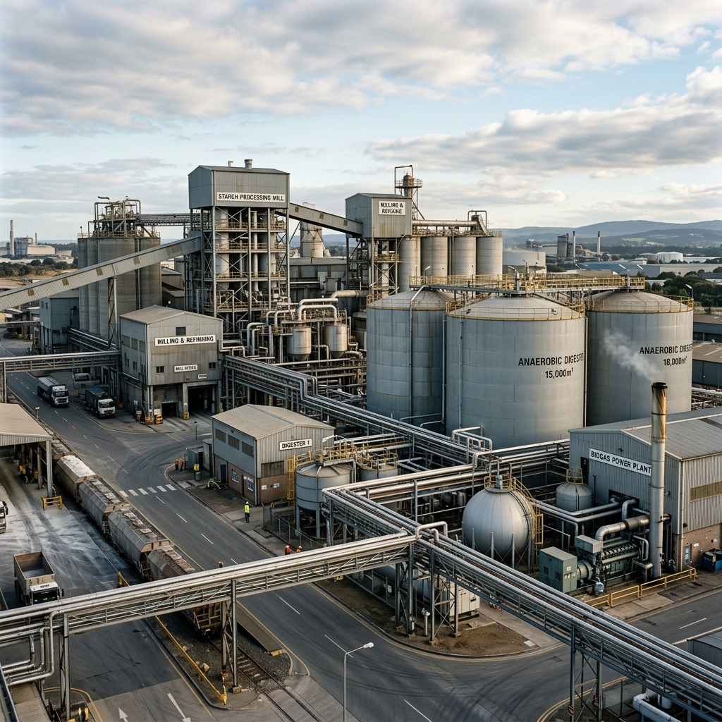 Biogas Plants at Starch Mills